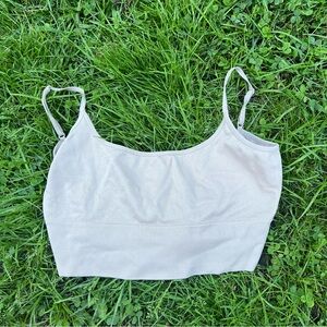 Garage Adjustable Open Back Crop Top